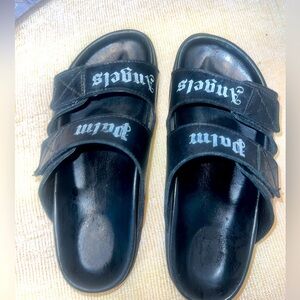 Palm angel black sandal slide